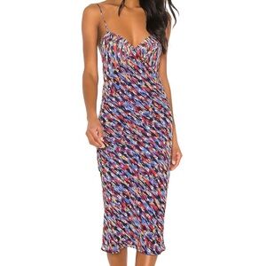 X REVOLVE Gemma Dress in Blue Multi